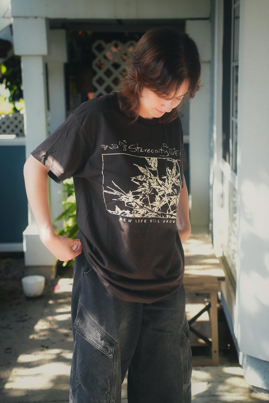 "New Life Will Grow" T-Shirt - Brown