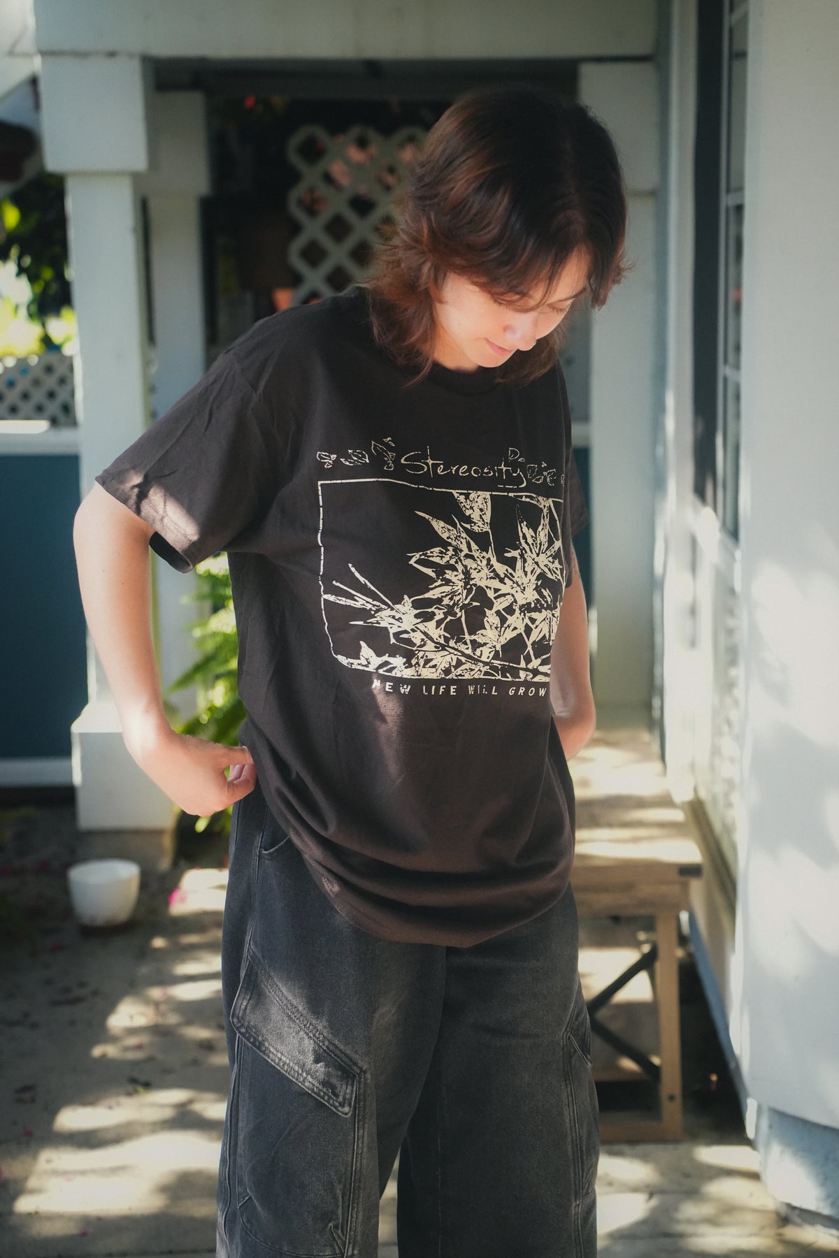 "New Life Will Grow" T-Shirt - Brown