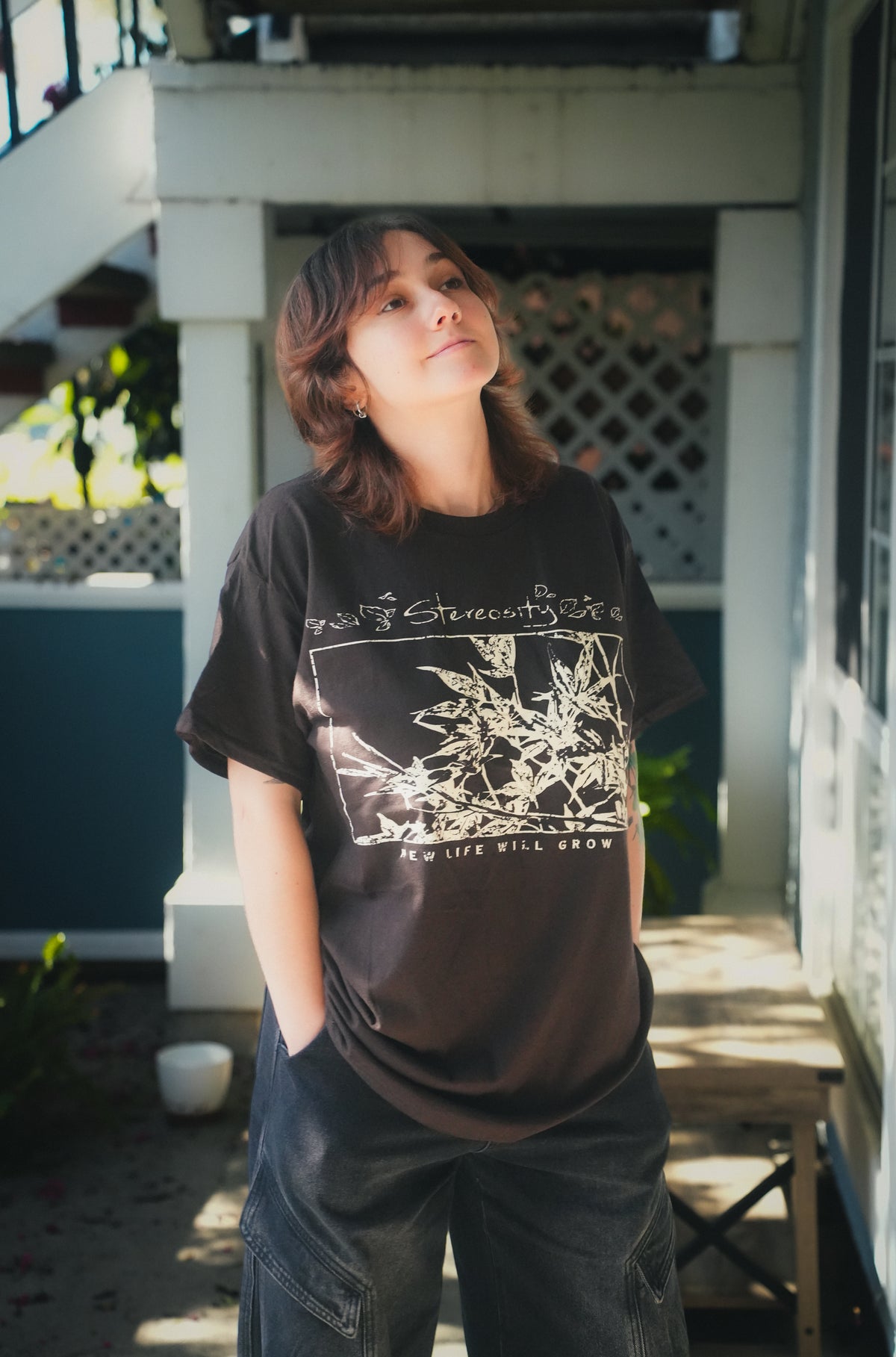 "New Life Will Grow" T-Shirt - Brown