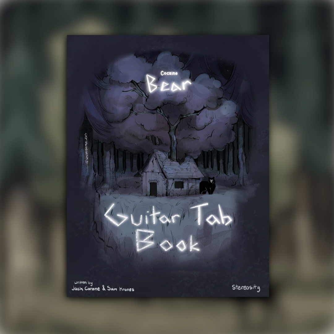 Cocaine Bear Guitar Tab Book [DIGITAL DOWNLOAD]